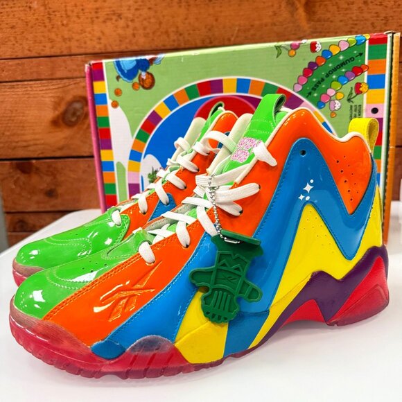 Reebok x Kamikaze II Candy Land Size 9 Men's Basketball Sneakers GZ8825 W/ Box - Picture 1 of 14